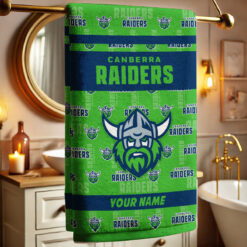 Canberra Raiders – Bath Towel Limited Edition with Your Name