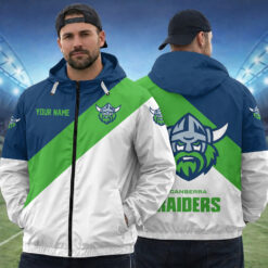 Canberra Raiders – Full Zip Hoodie Exclusive Edition with Your Name