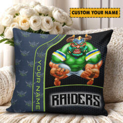 Canberra Raiders – Square Pillow Case Premium Edition with Your Name