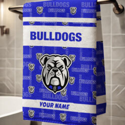 Canterbury-Bankstown Bulldogs – Bath Towel Limited Edition with Your Name