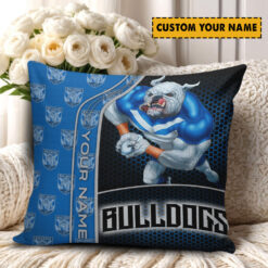 Canterbury-Bankstown Bulldogs – Square Pillow Case Premium Edition with Your Name
