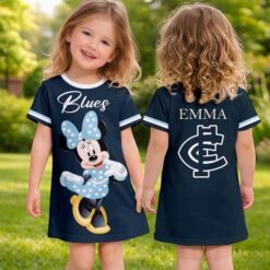 Carlton Blues Girls – Dress Minnie with Custom Name