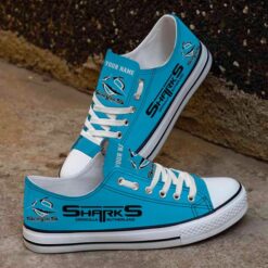 Cronulla-Sutherland Sharks – Low Top Shoes Limited Edition with Your Name
