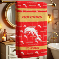 Dolphins – Bath Towel Limited Edition with Your Name