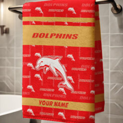 Dolphins – Bath Towel Limited Edition with Your Name