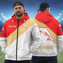 Dolphins – Full Zip Hoodie Exclusive Edition with Your Name