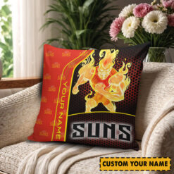 Gold Coast Suns – Square Pillow Case Dreamy Edition with Your Name