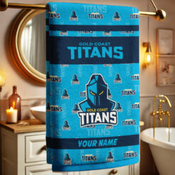 Gold Coast Titans – Bath Towel Limited Edition with Your Name