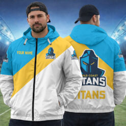 Gold Coast Titans – Full Zip Hoodie Exclusive Edition with Your Name