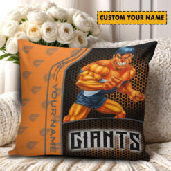 Greater Western Sydney Giants – Square Pillow Case Dreamy Edition with Your Name