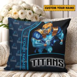 Kwinana Titans – Square Pillow Case Premium Edition with Your Name
