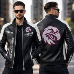 Manly Sea Eagles – Slim-fit Leather Jacket Special Edition with Your Name