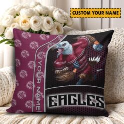 Manly Warringah Sea Eagles – Square Pillow Case Premium Edition with Your Name