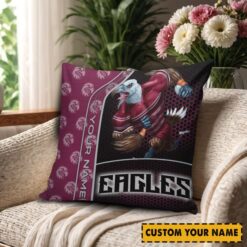 Manly Warringah Sea Eagles – Square Pillow Case Premium Edition with Your Name