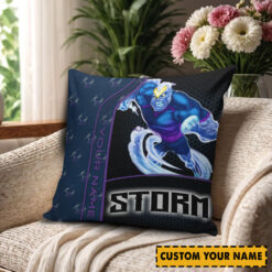Melbourne Storm – Square Pillow Case Premium Edition with Your Name