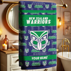 New Zealand Warriors – Bath Towel Limited Edition with Your Name