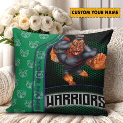 New Zealand Warriors – Square Pillow Case Premium Edition with Your Name