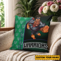 New Zealand Warriors – Square Pillow Case Premium Edition with Your Name