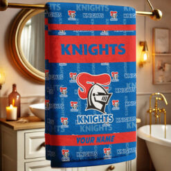 Newcastle Knights – Bath Towel Limited Edition with Your Name