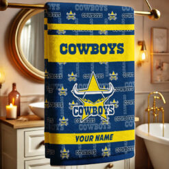 North Queensland Cowboys – Bath Towel Limited Edition with Your Name
