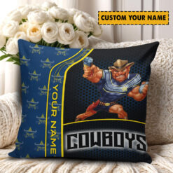 North Queensland Cowboys – Square Pillow Case Premium Edition with Your Name