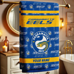 Parramatta Eels – Bath Towel Limited Edition with Your Name