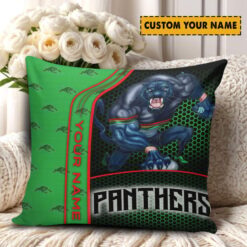 Penrith Panthers – Square Pillow Case Premium Edition with Your Name