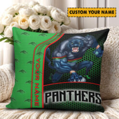 Penrith Panthers – Square Pillow Case Premium Edition with Your Name