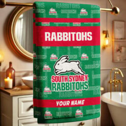 South Sydney Rabbitohs – Bath Towel Limited Edition with Your Name