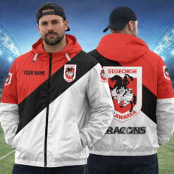 St. George Illawarra Dragons – Full Zip Hoodie Exclusive Edition with Your Name