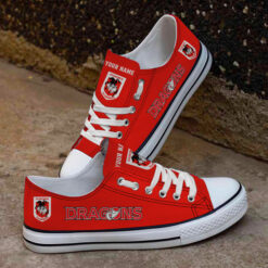 St. George Illawarra Dragons – Low Top Shoes Limited Edition with Your Name