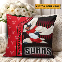 Sydney Swans – Square Pillow Case Dreamy Edition with Your Name