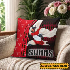 Sydney Swans – Square Pillow Case Dreamy Edition with Your Name