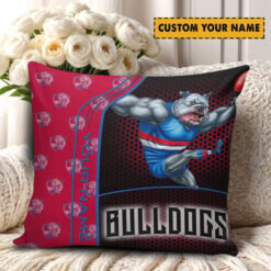 Western Bulldogs – Square Pillow Case Dreamy Edition with Your Name
