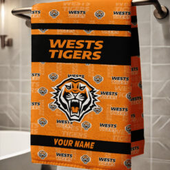 Wests Tigers – Bath Towel Limited Edition with Your Name