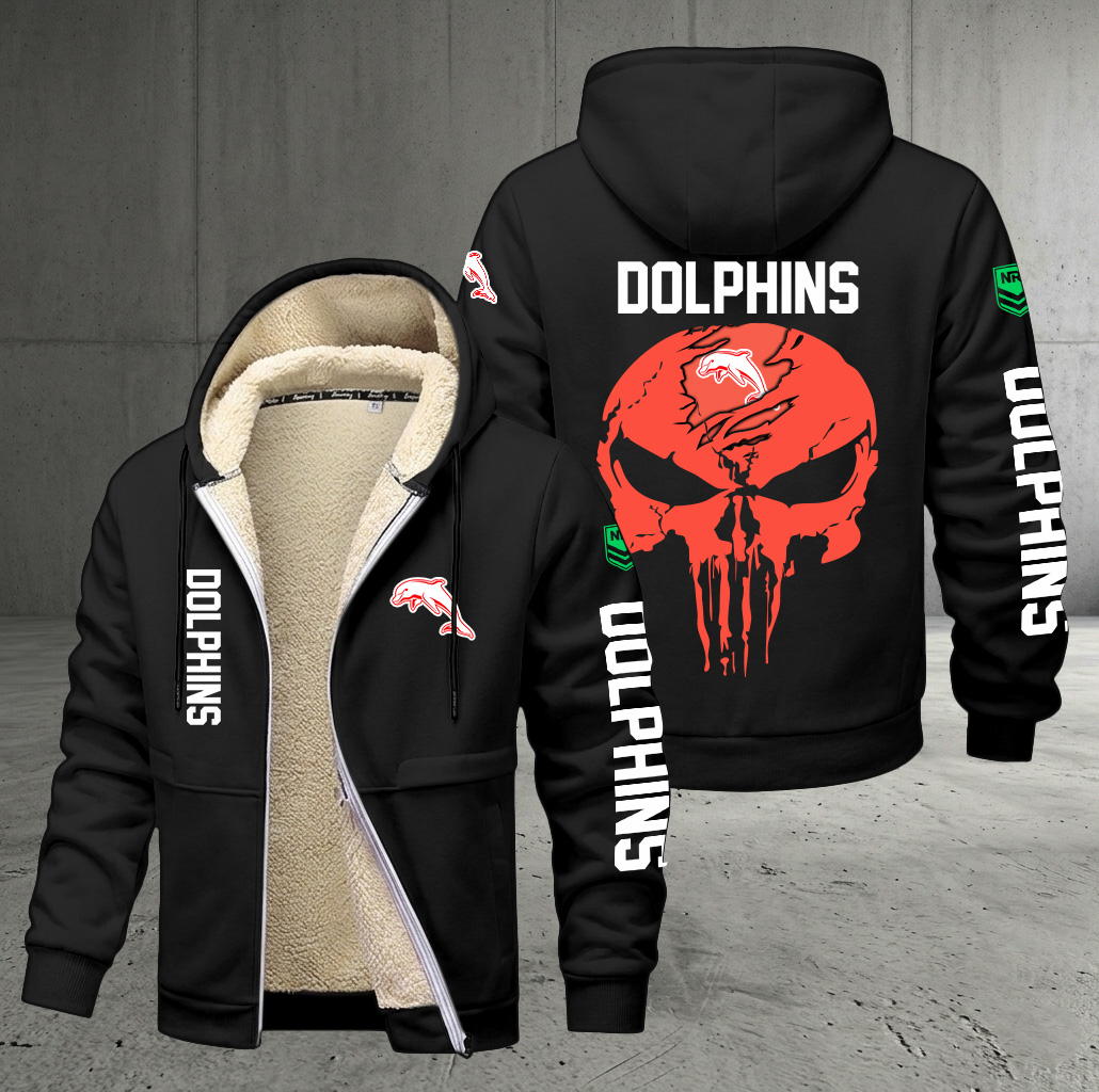 Dolphins – Zipper Jacket Punisher Skull with Your Name Dolphins – Zipper Jacket Punisher Skull with Your Name