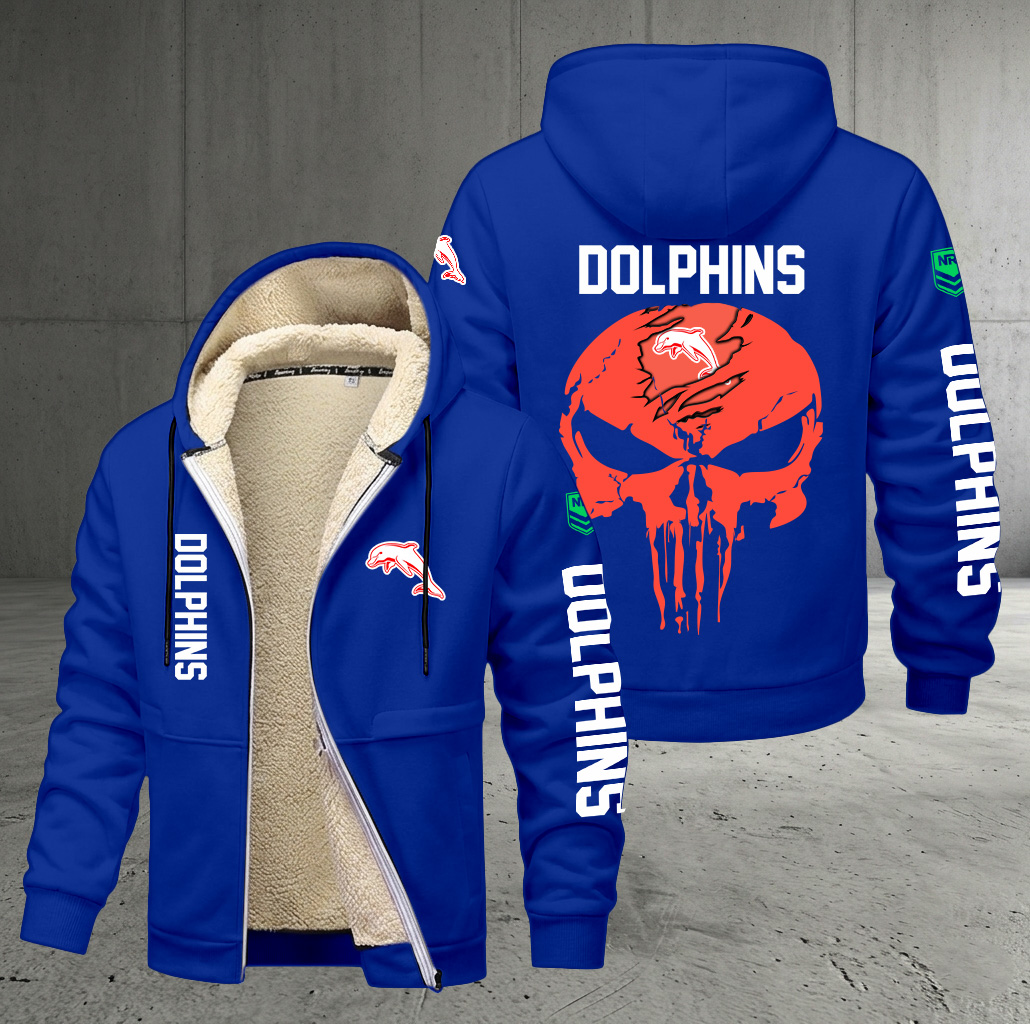 Dolphins – Zipper Jacket Punisher Skull with Your Name Dolphins – Zipper Jacket Punisher Skull with Your Name