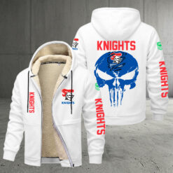 Newcastle Knights – Zipper Jacket Punisher Skull with Your Name