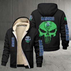 Canberra Raiders – Zipper Jacket Punisher Skull with Your Name