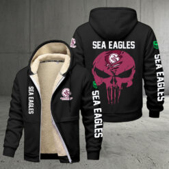 Manly Warringah Sea Eagles – Zipper Jacket Punisher Skull with Your Name