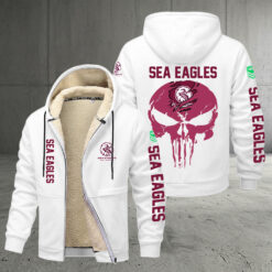 Manly Warringah Sea Eagles – Zipper Jacket Punisher Skull with Your Name