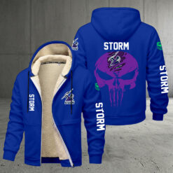 Melbourne Storm – Zipper Jacket Punisher Skull with Your Name