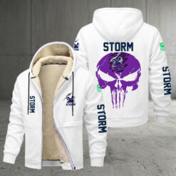 Melbourne Storm – Zipper Jacket Punisher Skull with Your Name