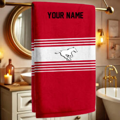 Calgary Stampeders – Bath Towel Special Edition with Your Name