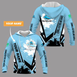 Cronulla-Sutherland Sharks – Pullover Hoodie Stylish with Your Name