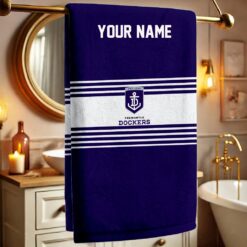 Fremantle Dockers – Bath Towel Fan Edition with Your Name