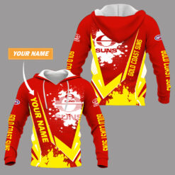 Gold Coast Suns – Pullover Hoodie Stylish with Your Name