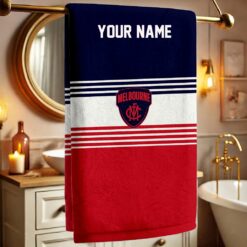 Melbourne Demons – Bath Towel Fan Edition with Your Name