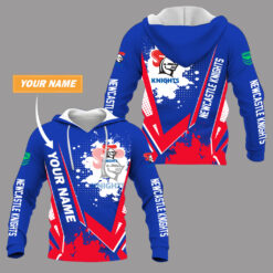 Newcastle Knights – Pullover Hoodie Stylish with Your Name