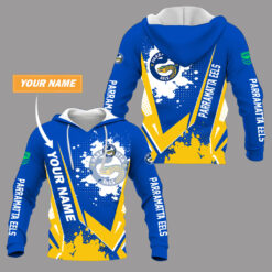 Parramatta Eels – Pullover Hoodie Stylish with Your Name